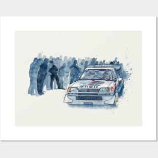 Rally Group B - Peugeot 205 Posters and Art